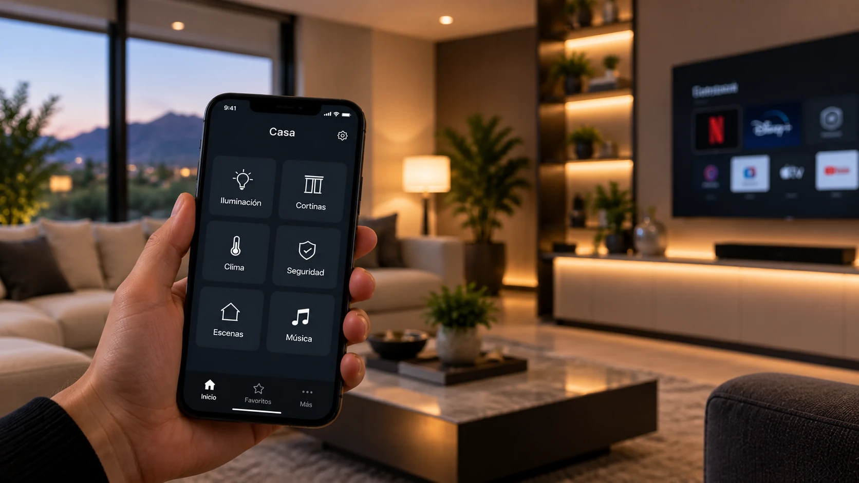 Automatización de California Interiors